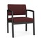 Lesro Lenox Steel Wide Guest Chair Metal Frame, Black, RF Nebbiolo Upholstery LS1201 - alternate 1